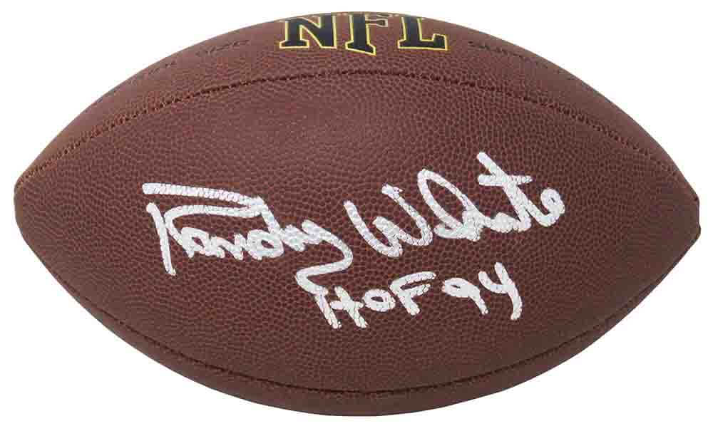 Randy White Signed Wilson NFL Super Grip Full Size Football w/HOF 94