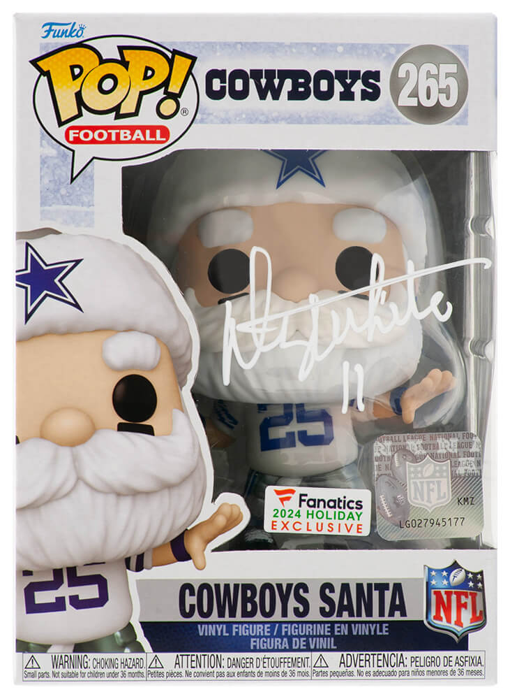 Danny White Signed Dallas Cowboys SANTA Funko Pop Doll #265