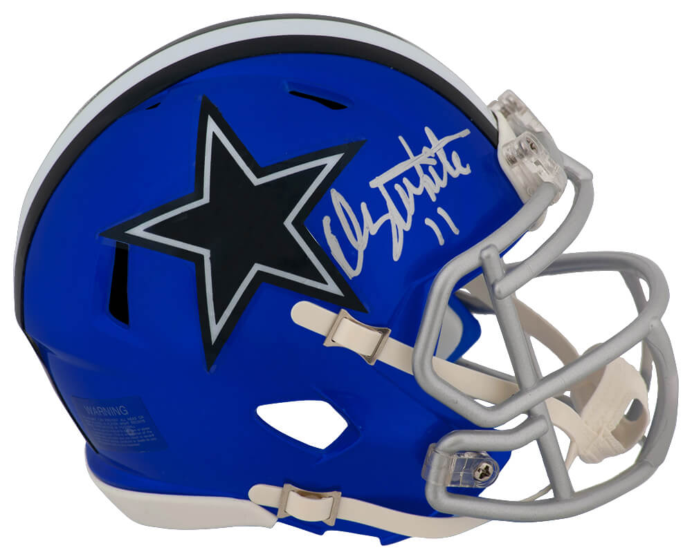 Danny White Signed Dallas Cowboys FLASH Riddell Speed Mini Helmet