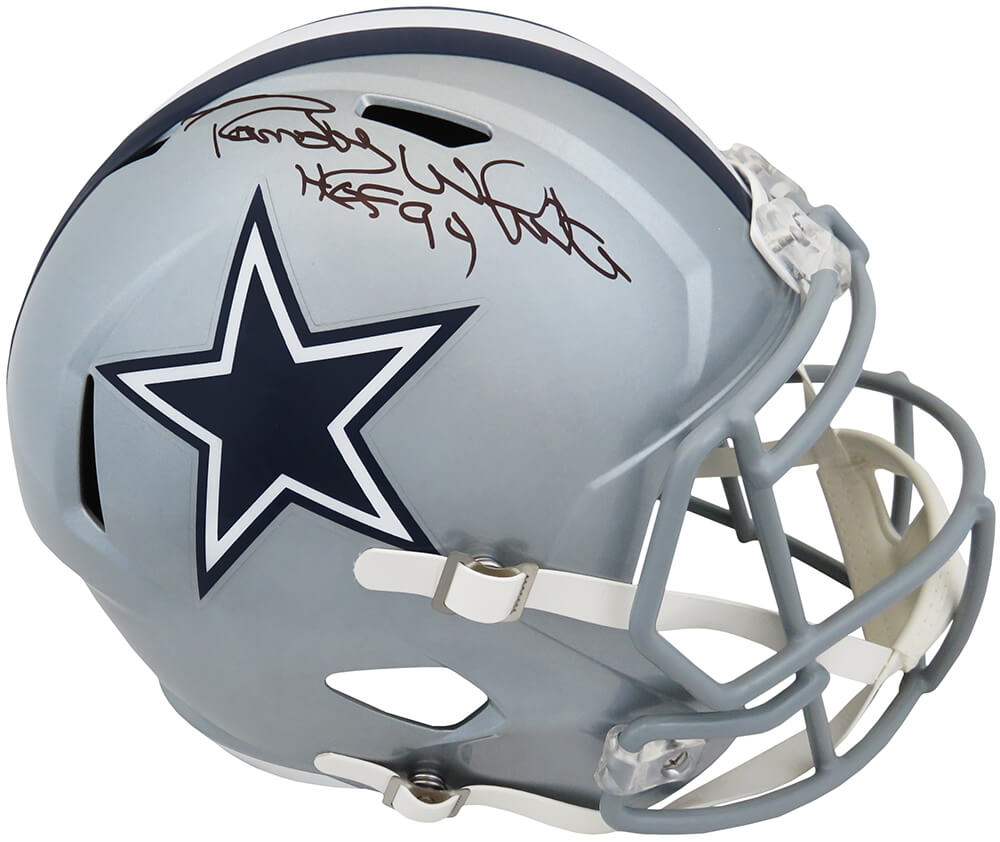 Randy White Signed Dallas Cowboys Riddell Full Size Speed Replica Helmet w/HOF'94