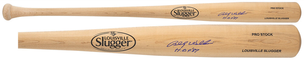 Billy Williams Signed Louisville Slugger Pro Stock Blonde Baseball Bat w/HOF'87