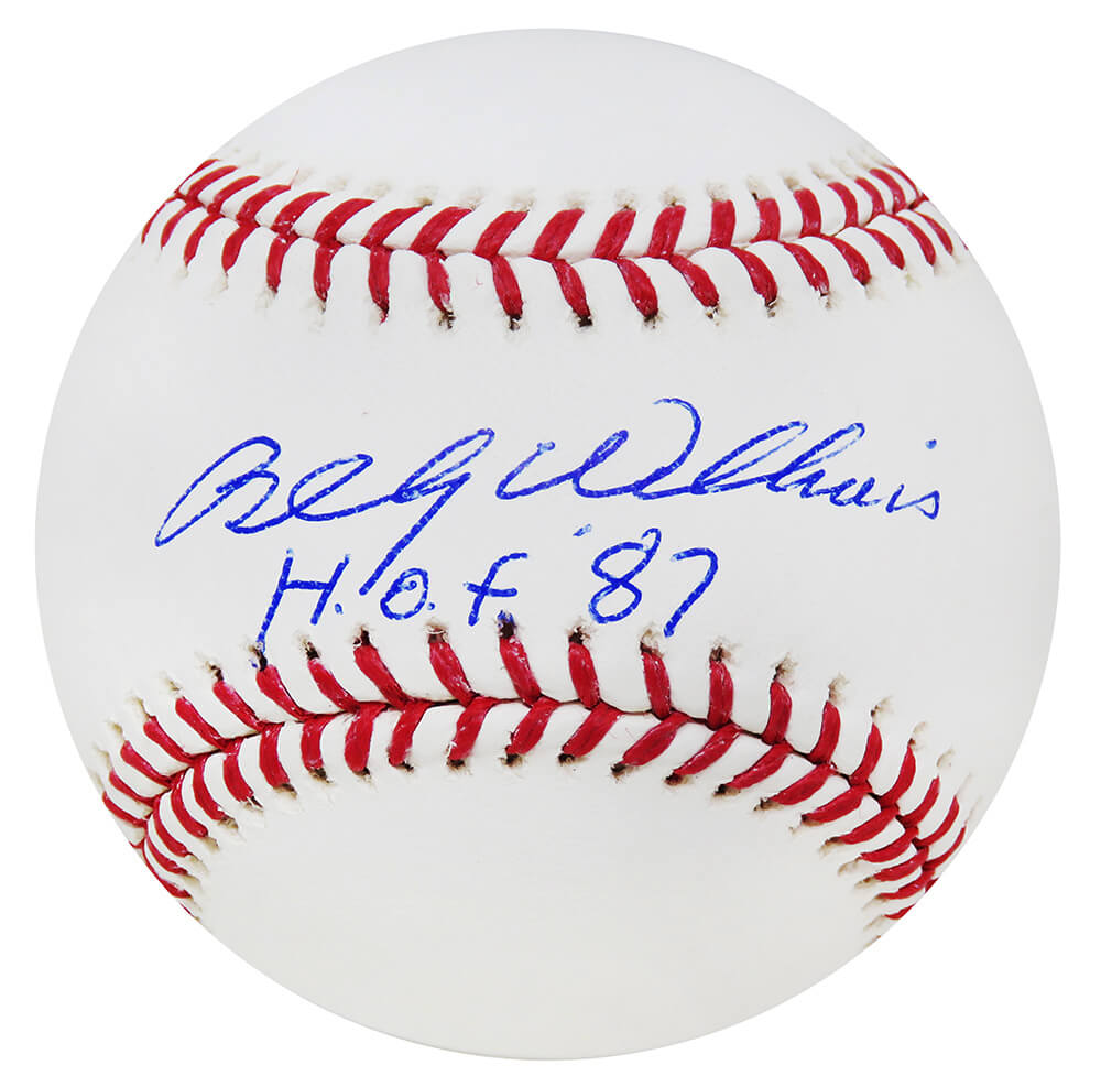 Billy Williams Signed Official MLB Baseball w/HOF'87