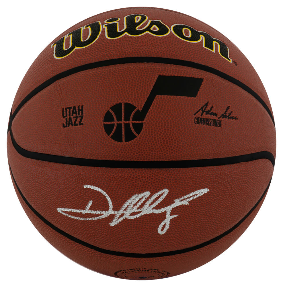 Deron Williams Signed Utah Jazz Logo Wilson NBA Basketball