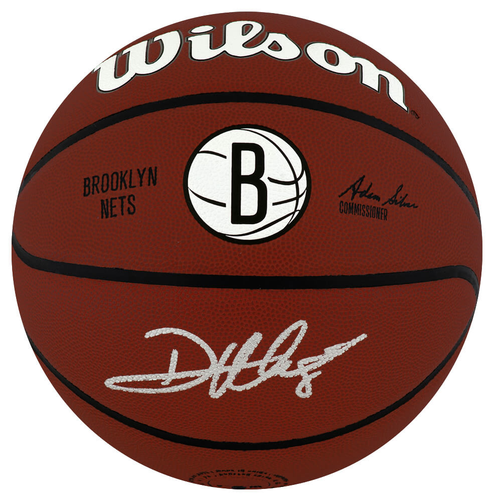 Deron Williams Signed Brooklyn Nets Logo Wilson Alliance NBA Basketball