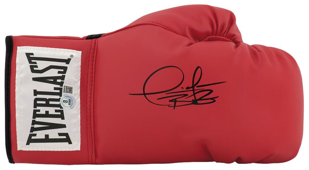 Deontay Wilder Signed Everlast Red Boxing Glove - (Beckett)