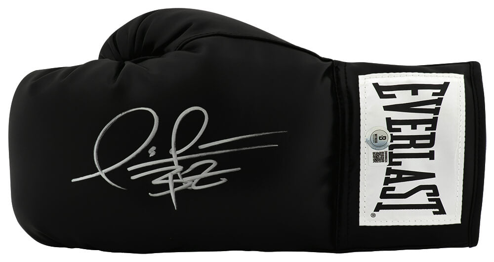 Deontay Wilder Signed Everlast Black Boxing Glove - (Beckett)