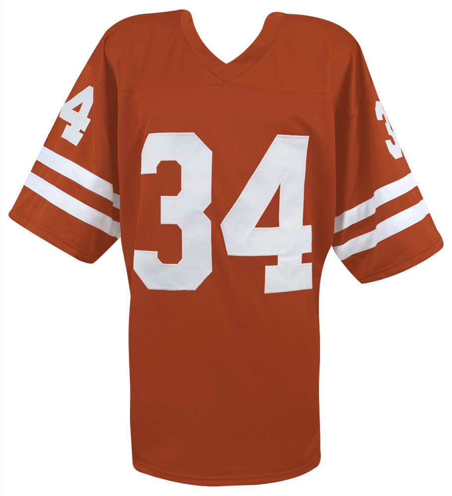 Ricky Williams Signed Brown Custom Football Jersey