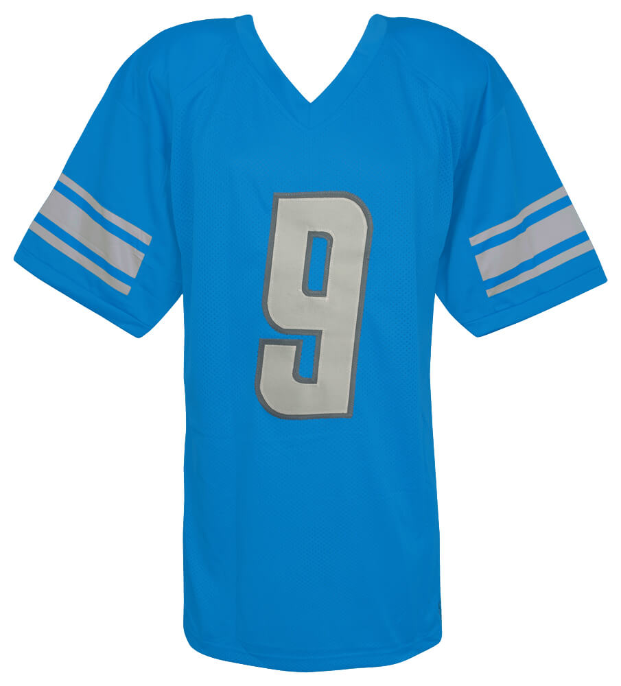 Jameson Williams Signed Blue Custom Football Jersey - (Beckett)