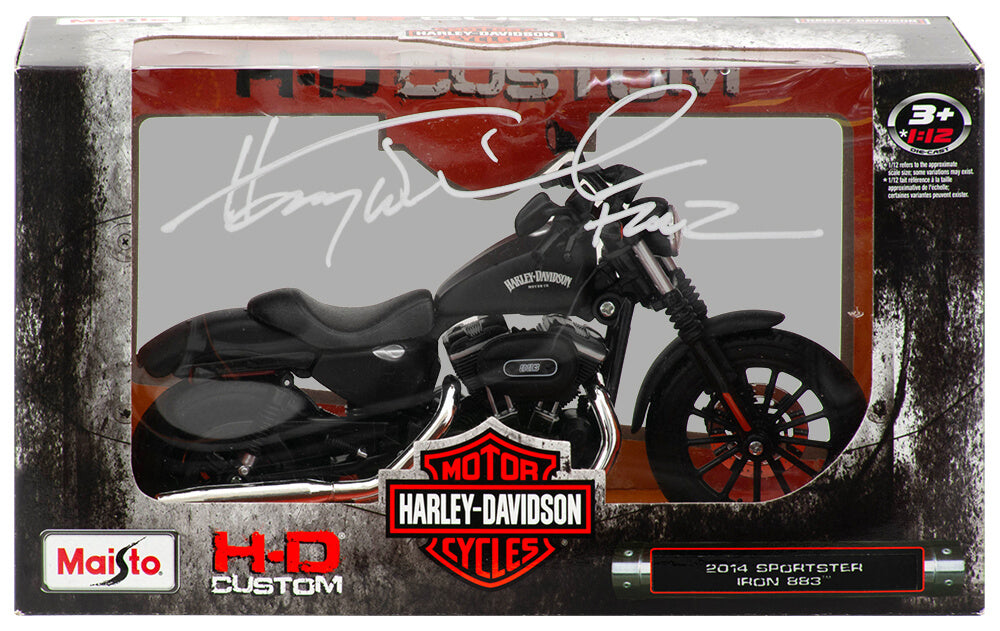 Henry Winkler Signed Harley Davidson 2014 Sportster Iron 883 1:12 Scale Motorcycle w/Fonz