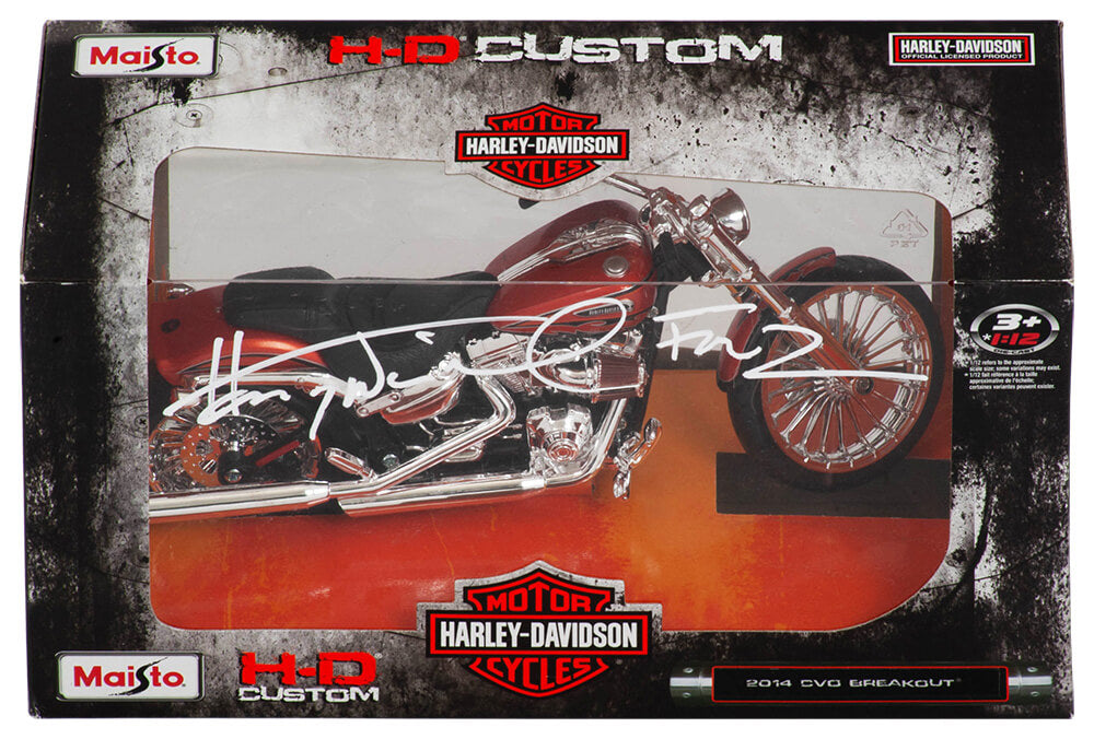 Henry Winkler Signed 2014 CVO Breakout Motorcycle 1:12 Scale Car w/Fonz