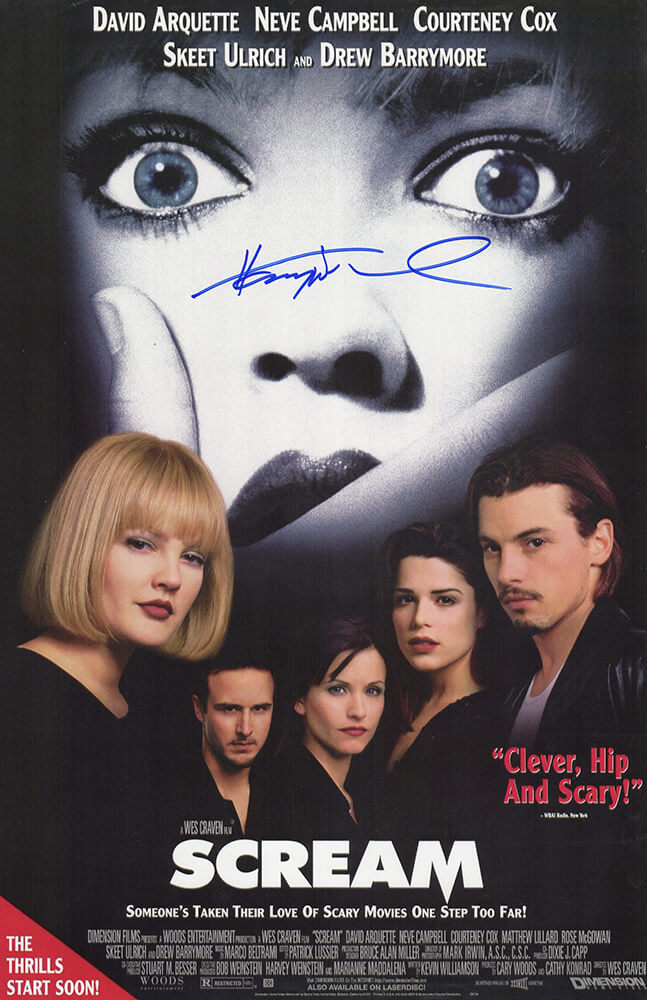 Henry Winkler Signed Scream 11x17 Movie Poster
