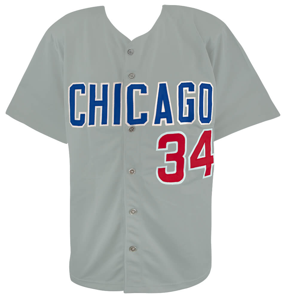 Kerry Wood Signed Grey Custom Baseball Jersey