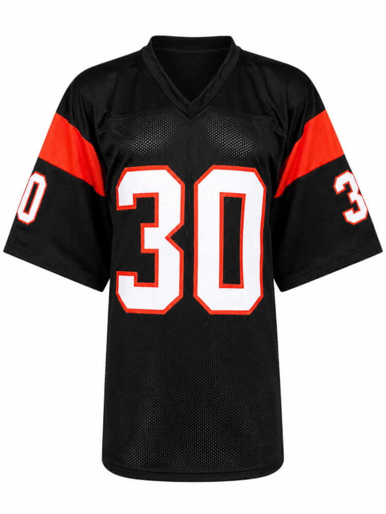 Ickey Woods Signed Black Custom Football Jersey