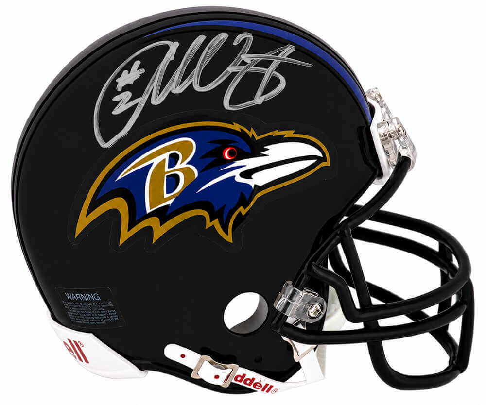 Anthony Wright Signed Baltimore Ravens Riddell (VSR4) Mini Helmet