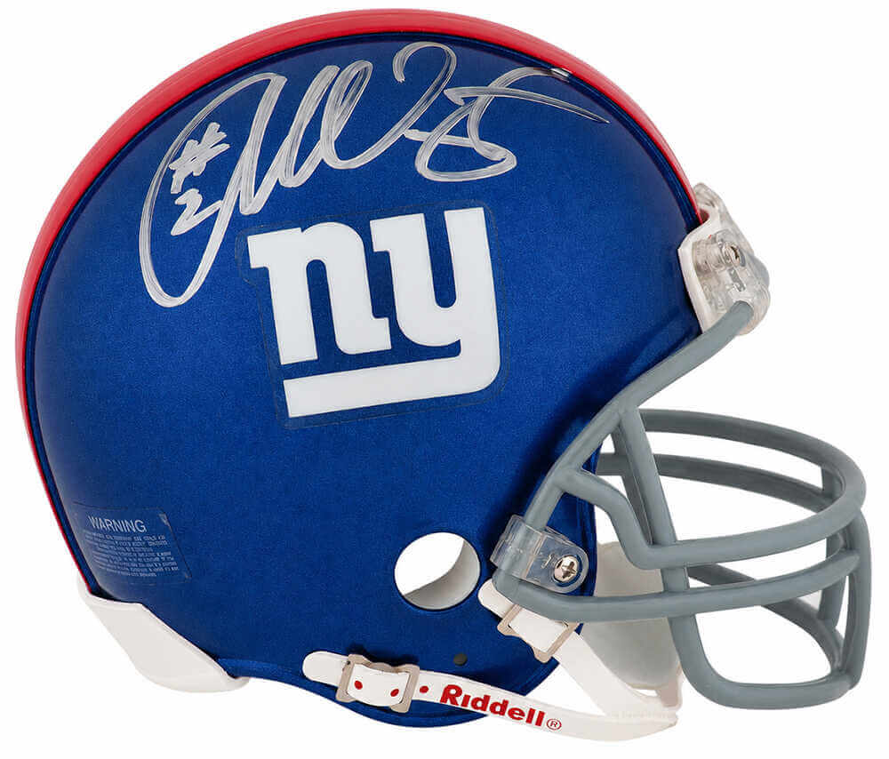 Anthony Wright Signed New York Giants Riddell (VSR4) Mini Helmet