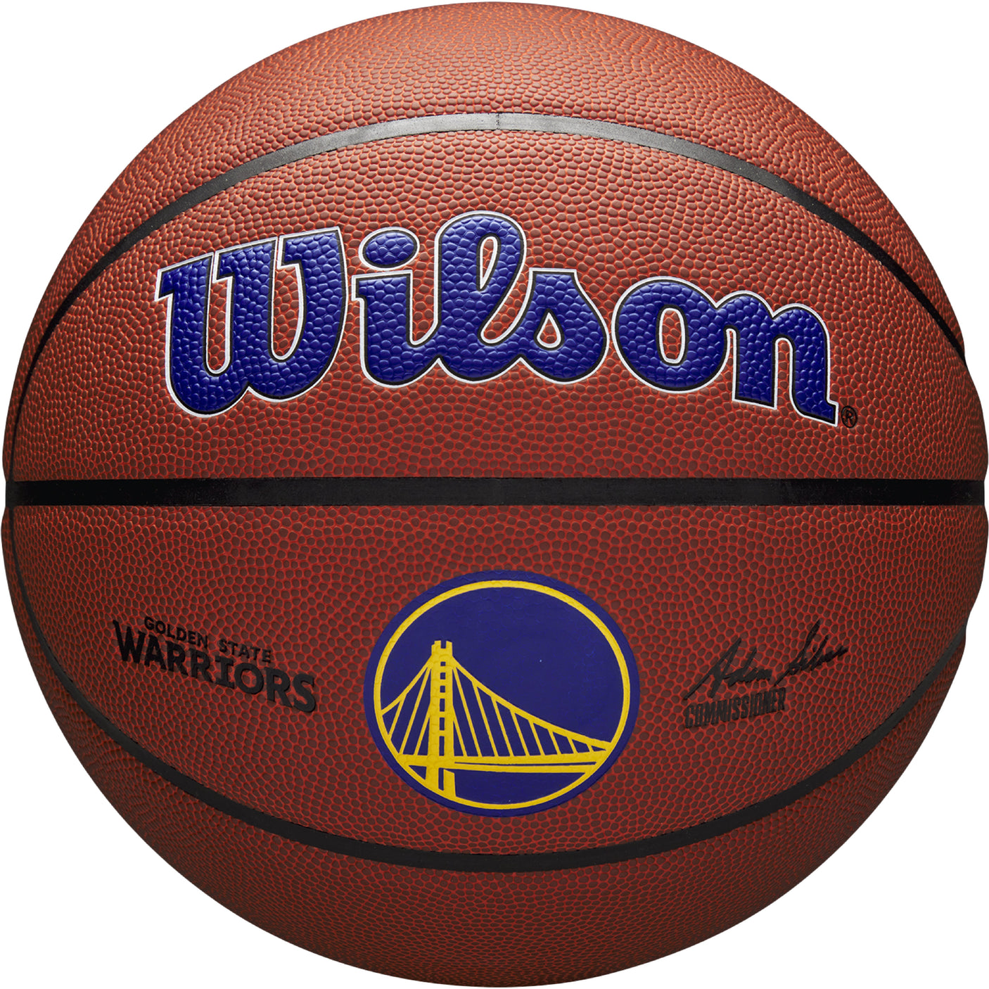 Wilson Golden State Warriors Logo NBA Indoor / Outdoor Replica Basketball