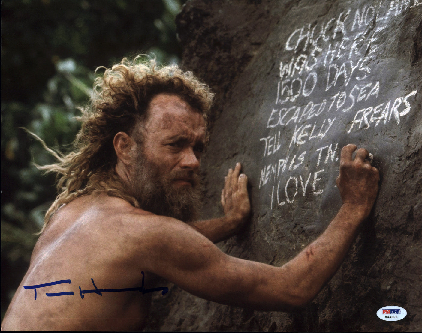 Tom Hanks Cast Away Authentic Signed 11x14 Photo Autographed PSA/DNA #X44323