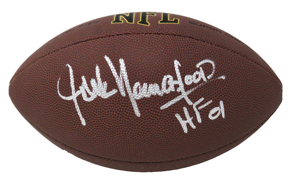 Jack Youngblood Signed Wilson Super Grip NFL Full Size Football w/HF'01