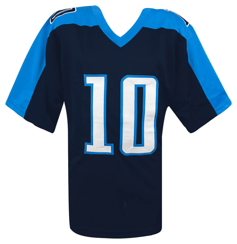 Vince Young Signed Blue Custom Football Jersey
