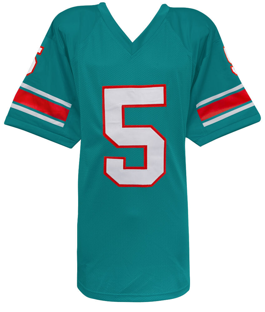 Sean Young Signed Teal Custom Ray Finkle Football Jersey w/Laces Out, Dan