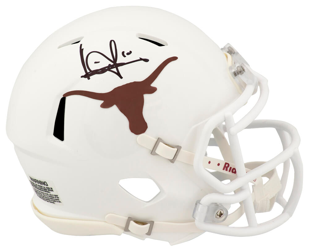 Vince Young Signed Texas Longhorns Riddell Speed Mini Helmet