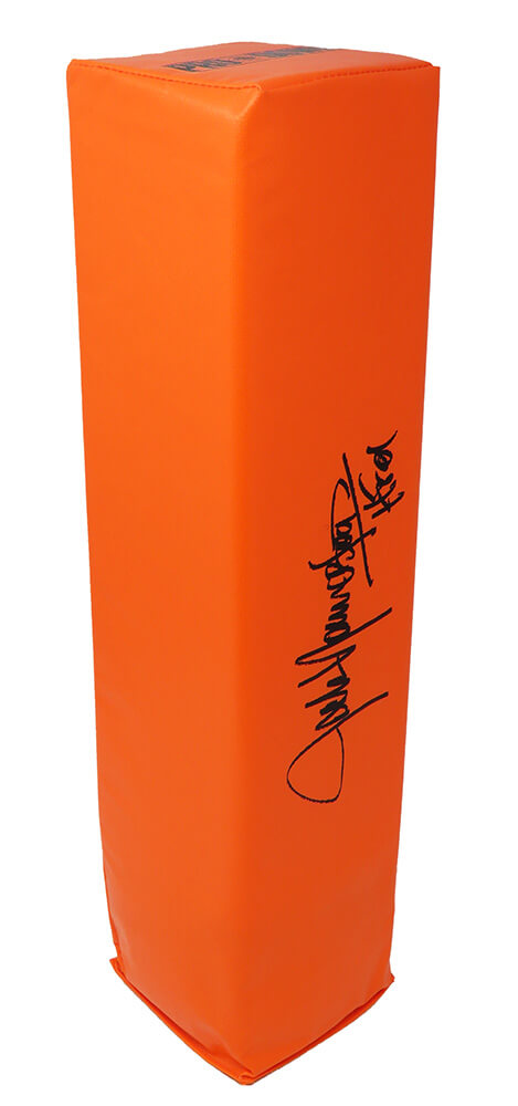 Jack Youngblood Signed Orange Endzone Pylon w/HOF'01