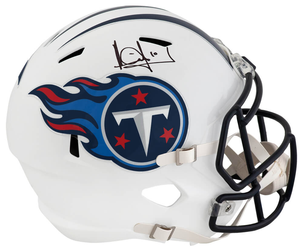 Vince Young Signed Tennessee Titans Riddell Full Size Speed Replica Helmet
