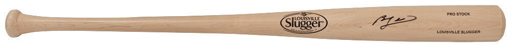 Ben Zobrist Signed Louisville Slugger Blonde Baseball Bat