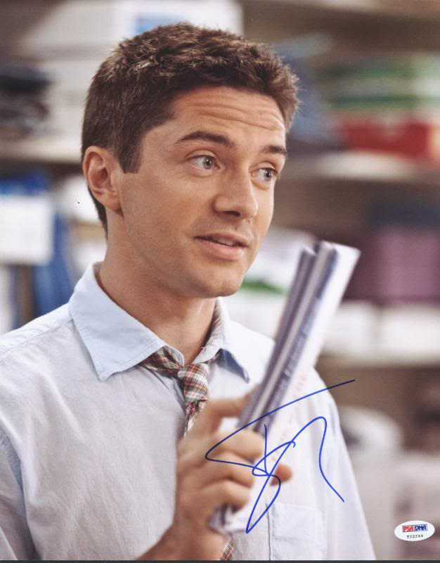 Topher Grace Signed Authentic 11X14 Photo Autographed PSA/DNA #T22249