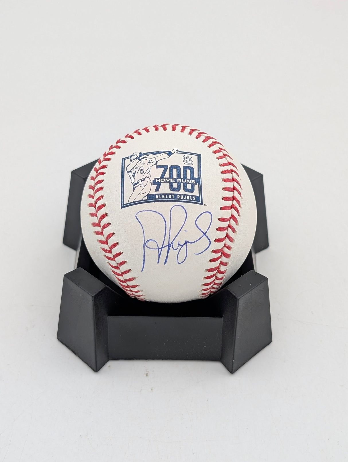 Albert Pujols Signed Rawlings 700 Home Runs MLB Baseball - Beckett