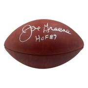 Mean Joe Greene Steelers Signed Wilson Super Bowl X Duke Football HOF 87 BAS