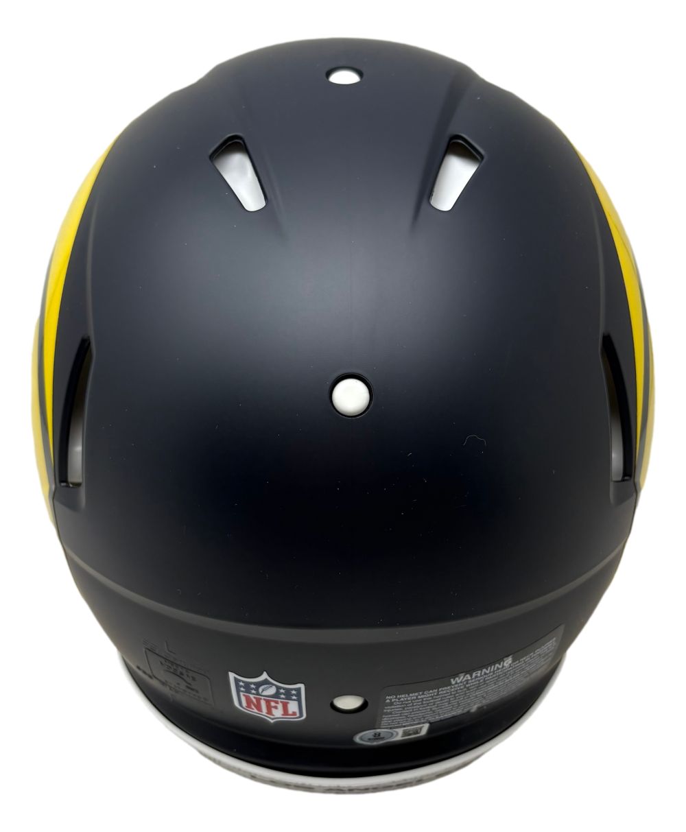 Aaron Donald Signed Los Angeles Rams FS Eclipse Authentic Speed Helmet BAS