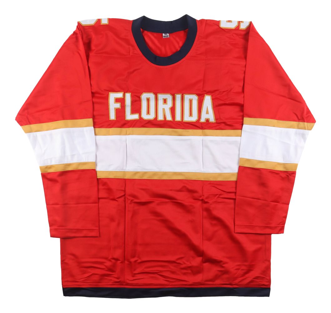 Aaron Ekblad Florida Signed Red Hockey Jersey BAS
