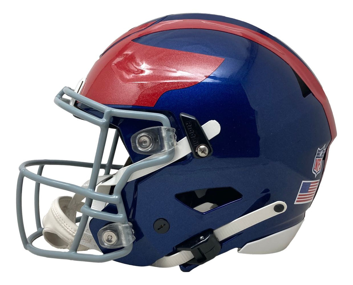 Abdul Carter Signed Giants Full Size Alternate Authentic SpeedFlex Helmet BAS