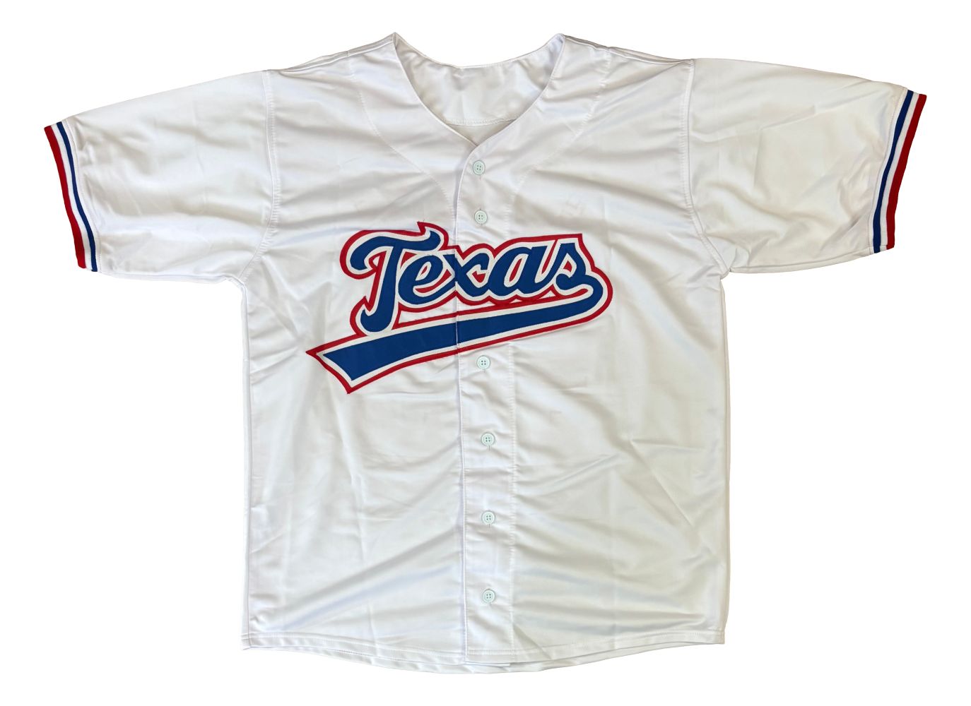 Adolis Garcia Texas Signed White Baseball Jersey BAS