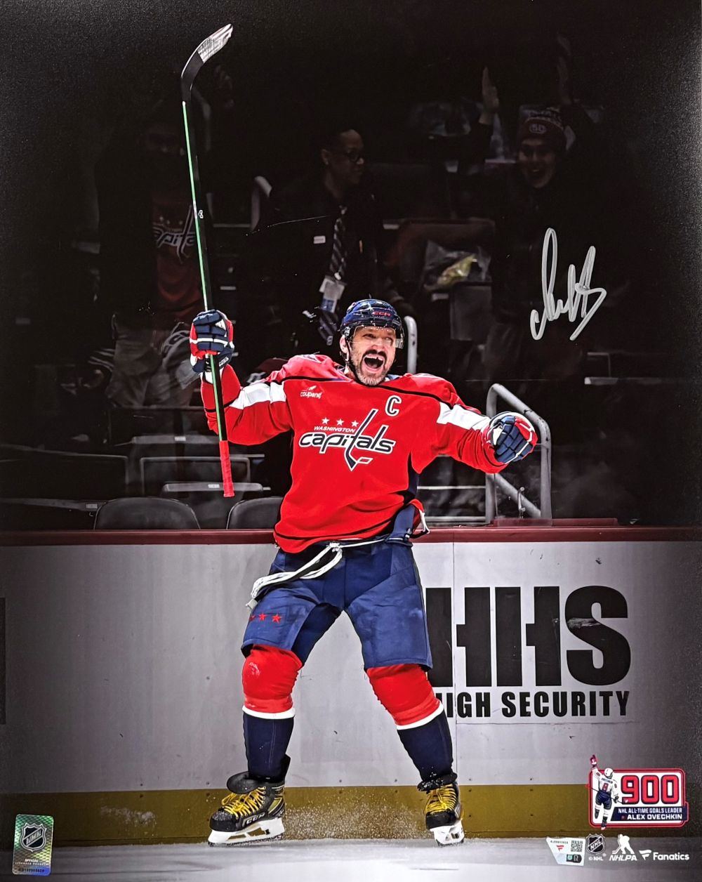 Alexander Ovechkin Signed 16x20 Washington Capitals Goal 900 Photo Fanatics