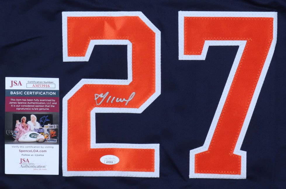 Jose Altuve Houston Signed Navy Gigante Baseball Jersey JSA