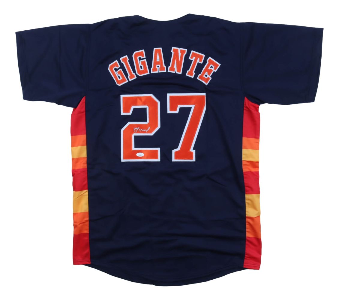 Jose Altuve Houston Signed Navy Gigante Baseball Jersey JSA