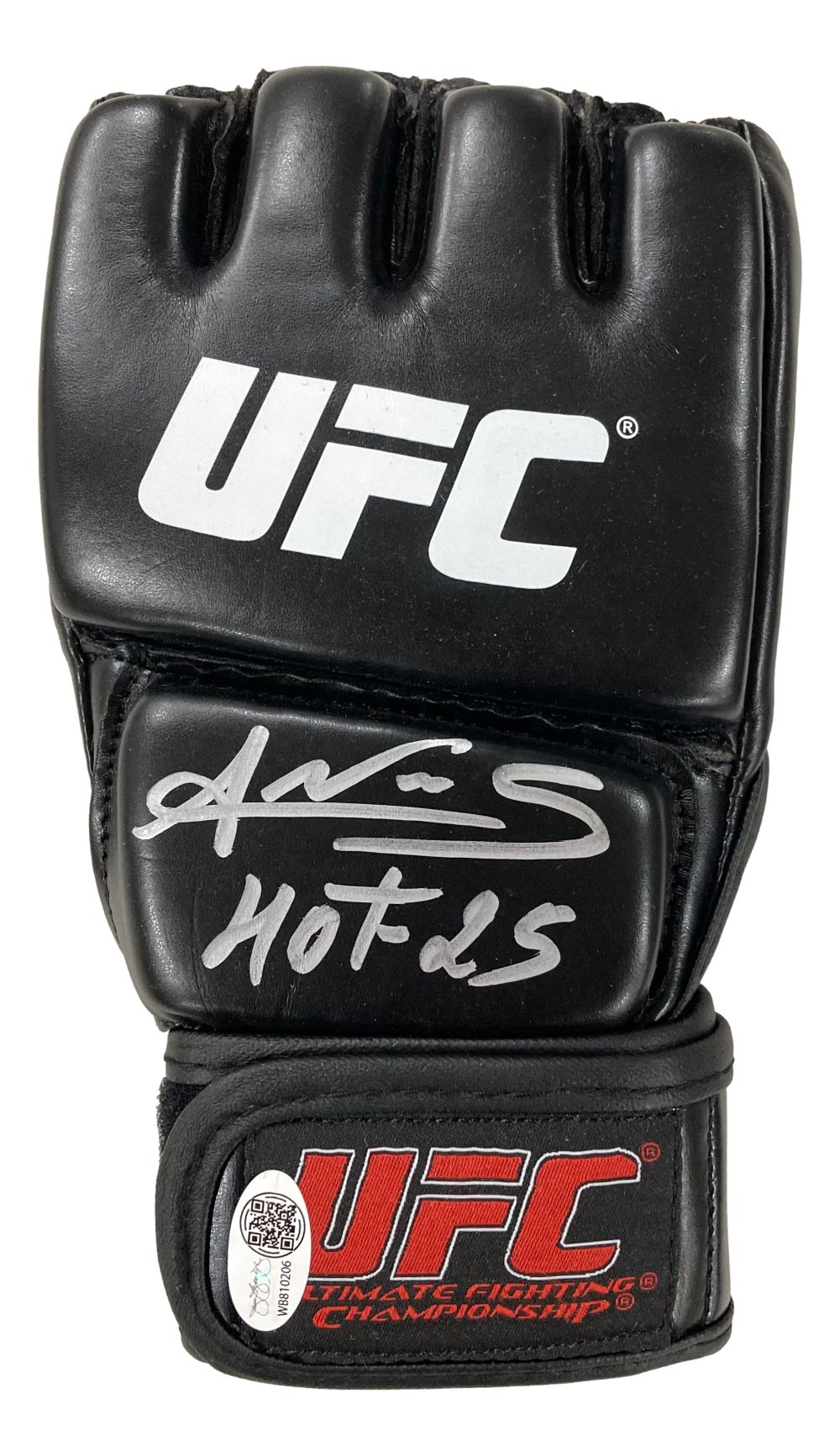 Amanda Nunes Signed MMA Fight Glove HOF 25 Inscribed JSA QR Hologram