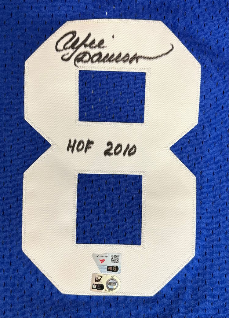 Andre Dawson Signed Cubs M&N Mesh Batting Practice Jersey HOF 2010 Fanatics