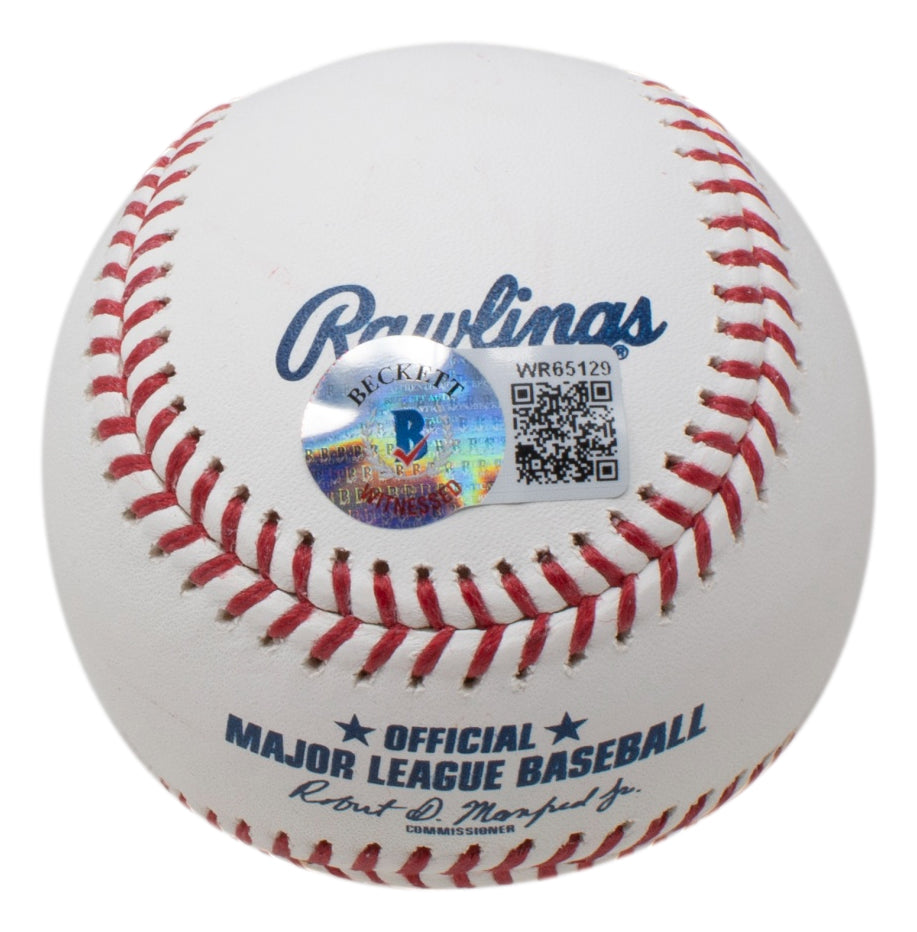 Andre Dawson Chicago Cubs Signed Official MLB Baseball HOF 2010 BAS