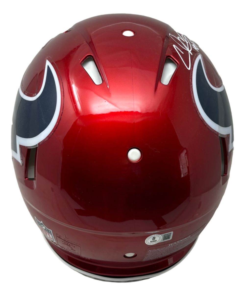 Andre Johnson Signed Houston Texans FS Authentic Speed Helmet HOF 24 BAS