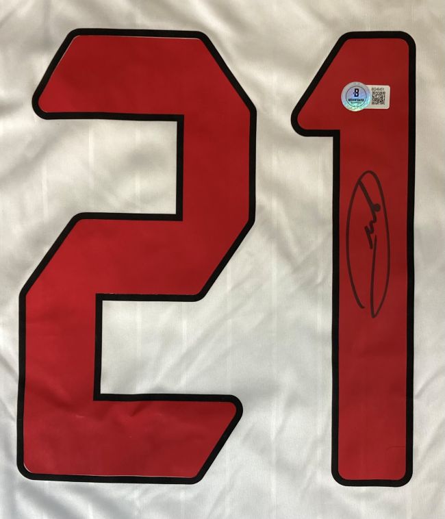 Andrea Pirlo Signed AC Milan Adidas 2007 Champions League Soccer Jersey BAS
