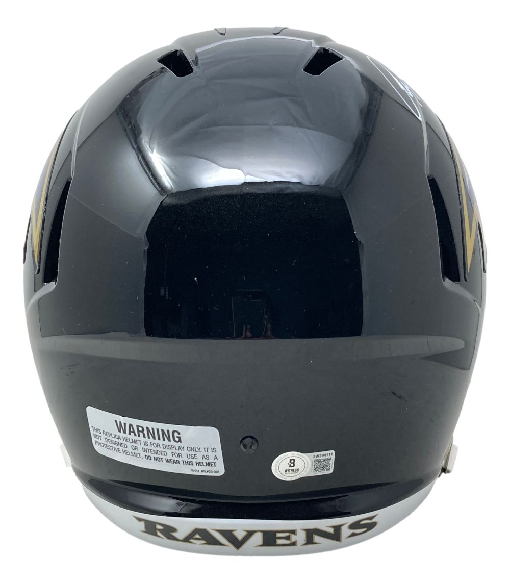 Anquan Boldin Signed Baltimore Ravens Full Size Speed Replica Helmet BAS