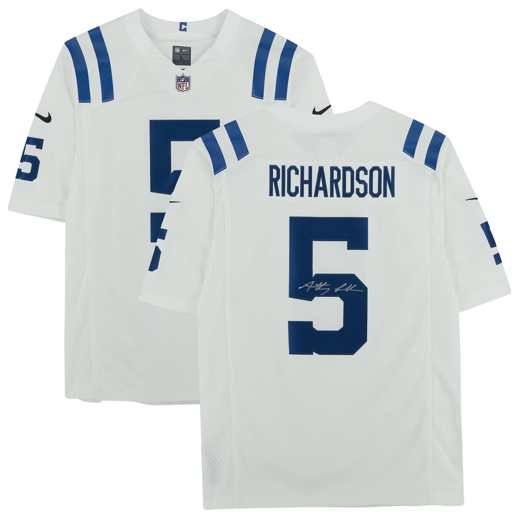 Anthony Richardson Autographed Indianapolis Colts White Nike Limited NFL Jersey Fanatics