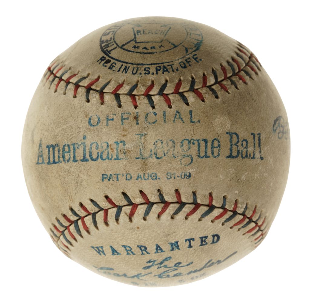 Babe Ruth New York Yankees 1925 Signed Official American League Baseball PSA+JSA