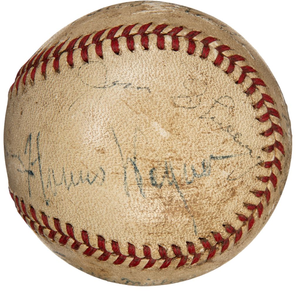 Babe Ruth Cobb Wagner & More Signed Official National League Baseball PSA+BAS