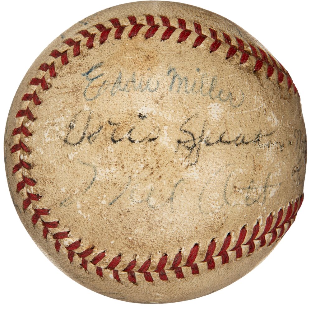 Babe Ruth Cobb Wagner & More Signed Official National League Baseball PSA+BAS