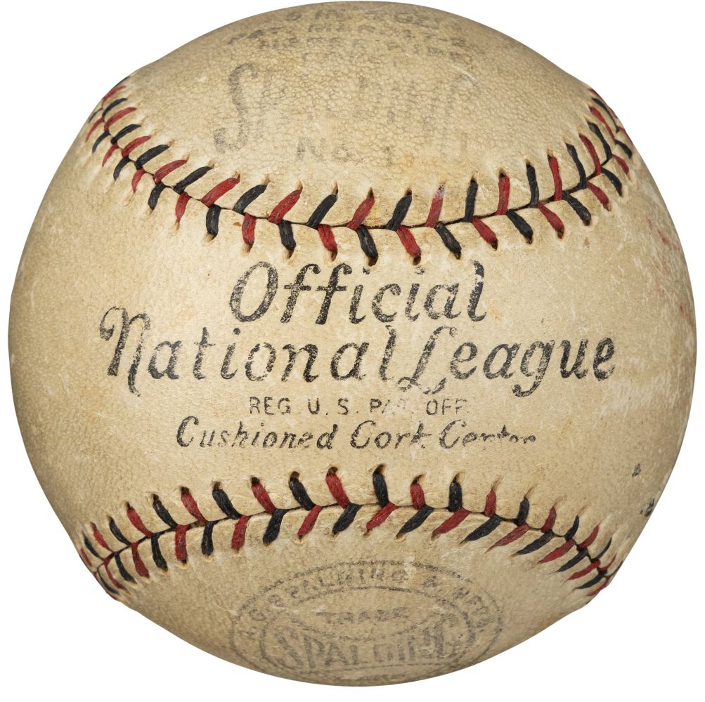 Babe Ruth Lou Gehrig Yankees 1920s Signed Spalding NL Baseball BAS+PSA LOA