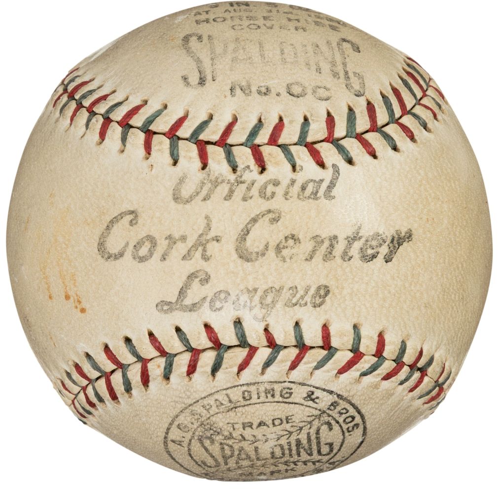 Babe Ruth Lou Gehrig New York Yankees Signed Spalding Baseball PSA AE07175